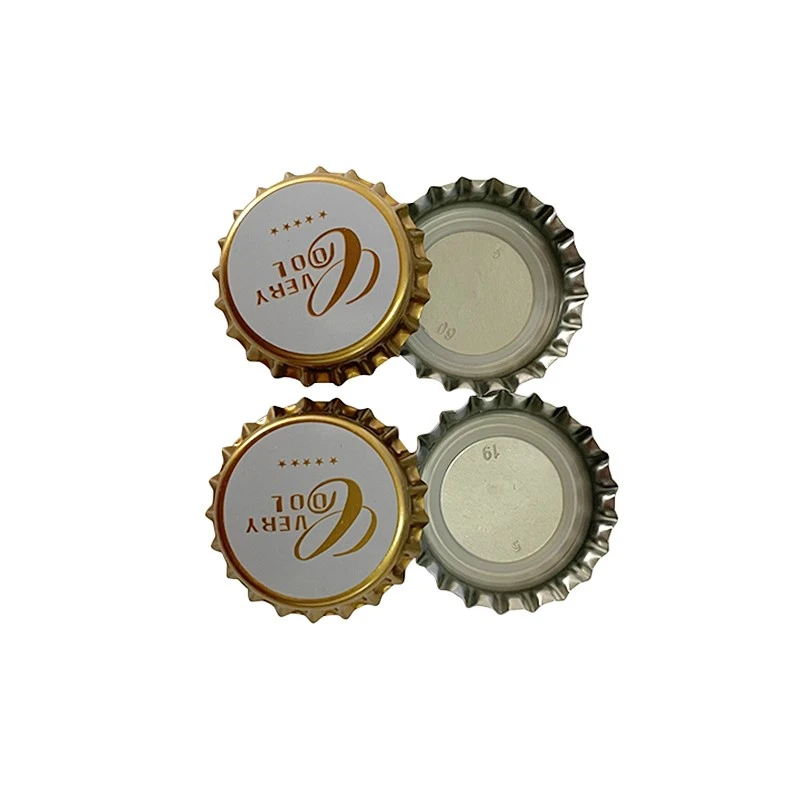 face and liner side of metal screw bottle top